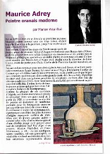 PEINTRE ORIENTALISTE  ADREY Maurice  Peintre oranais_000001